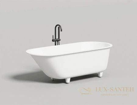 ванна salini ornella 102321m s-stone 170x75 см, белый